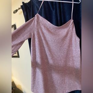 She + Sky boutique Purple off the shoulder top size Large